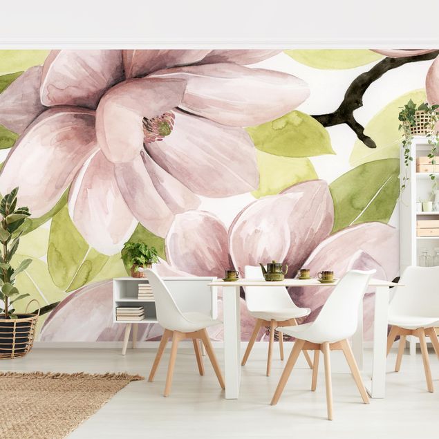 Pintado rústico Magnolia Blushing II