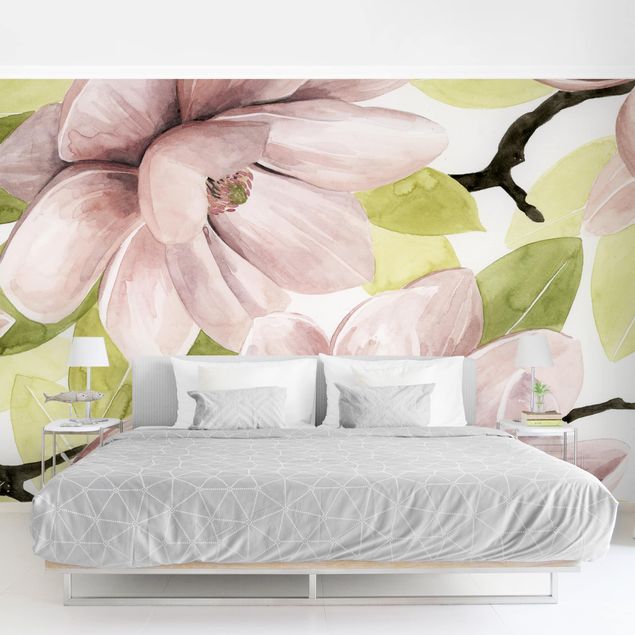 Papeles pintados modernos Magnolia Blushing II