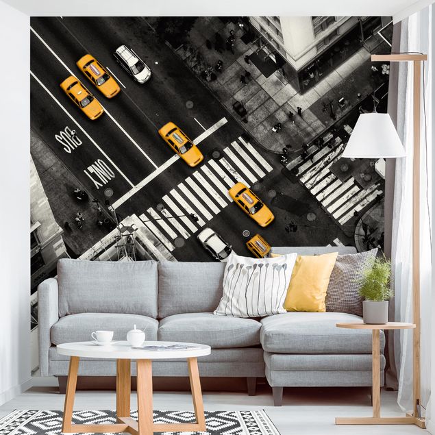 Papel pintado ciudad New York City Cabs