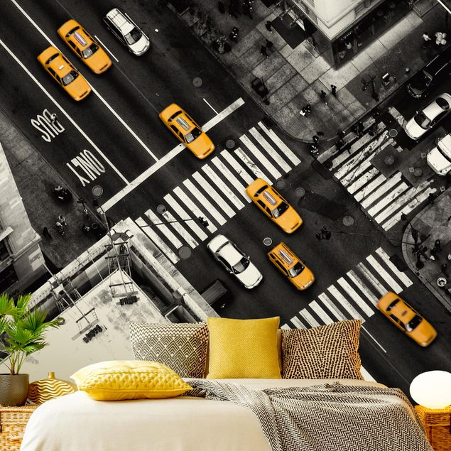 Papeles pintados modernos New York City Cabs