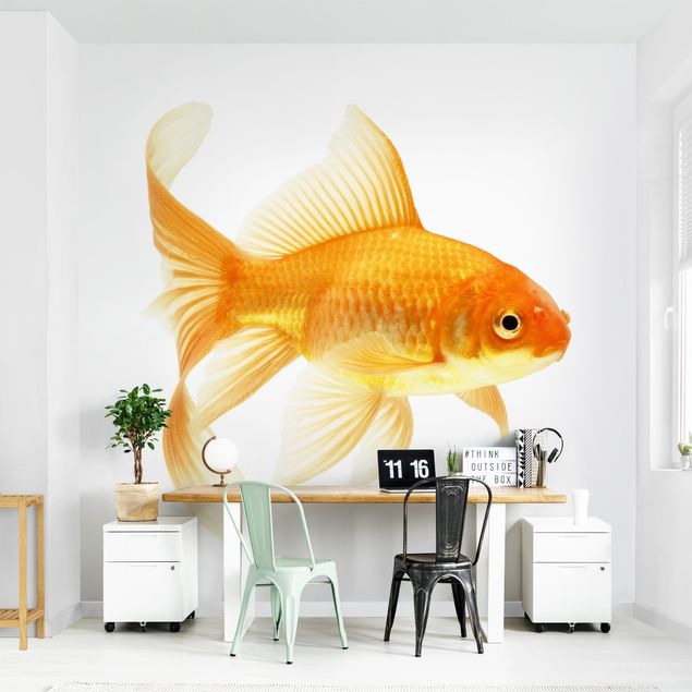 Papel pintado salón moderno Ms Goldfish