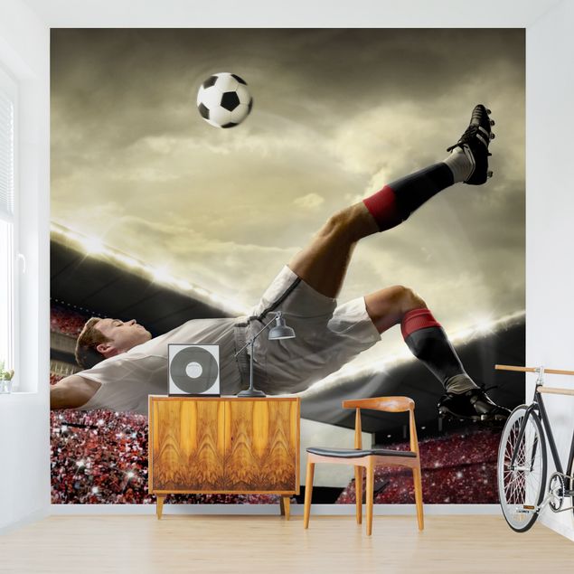 Papel pintado salón moderno Football Action