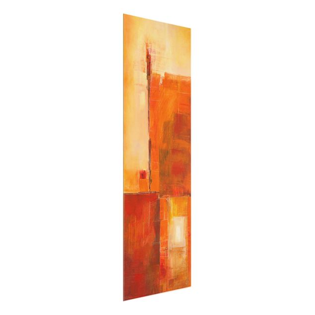 Cuadros abstractos para salón Petra Schüßler - Abstract Orange Brown