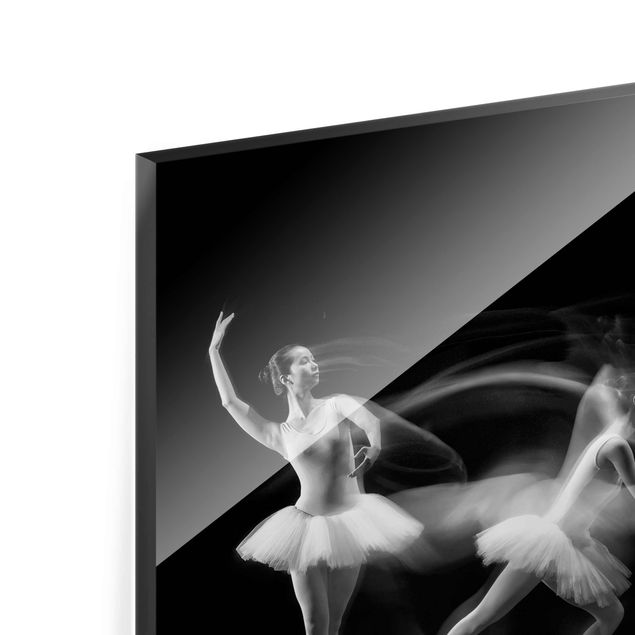 Tableros magnéticos de vidrio Ballerina Art Wave