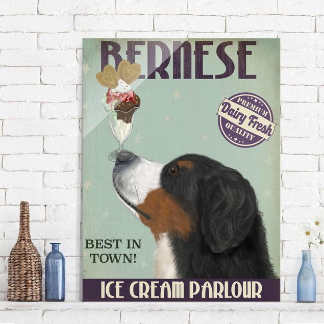 Decoración cocina Bernese Mountain Dog With Ice