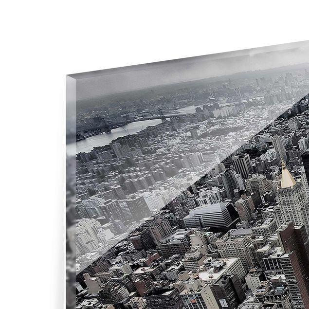 Cuadros en blanco y negro View Over Manhattan