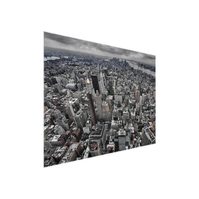 Cuadros de cristal arquitectura y skyline View Over Manhattan