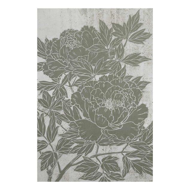 Cuadros flores Blooming Peony I