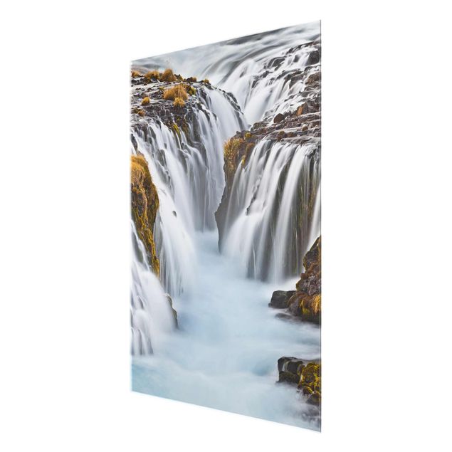 Cuadros modernos Brúarfoss Waterfall In Iceland