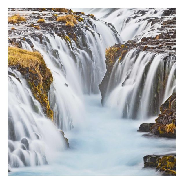Cuadros de naturaleza Brúarfoss Waterfall In Iceland