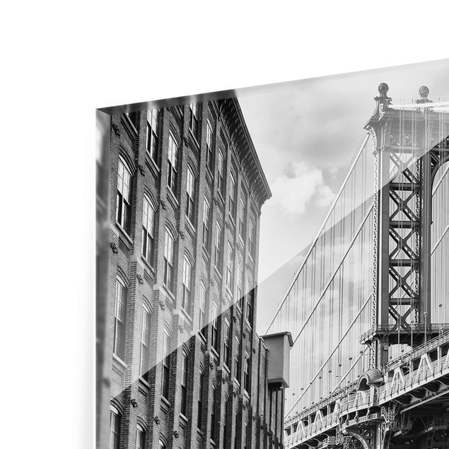 Cuadros en blanco y negro Manhattan Bridge In America