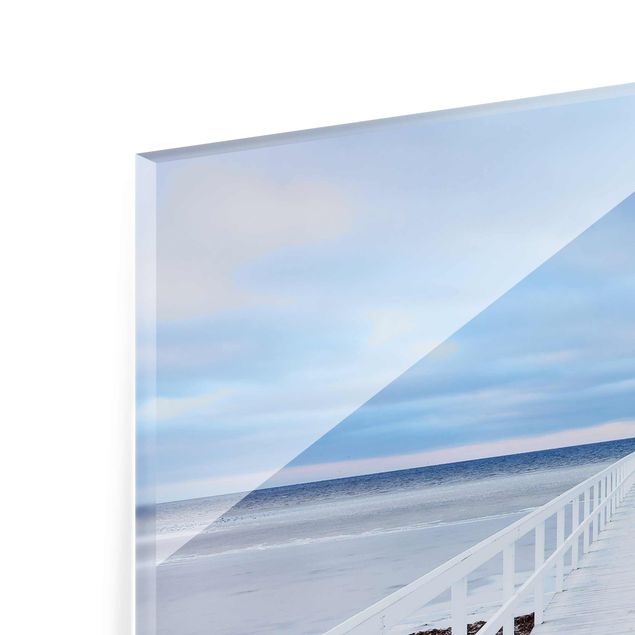 Cuadros de cristal playas Bridge In Sweden