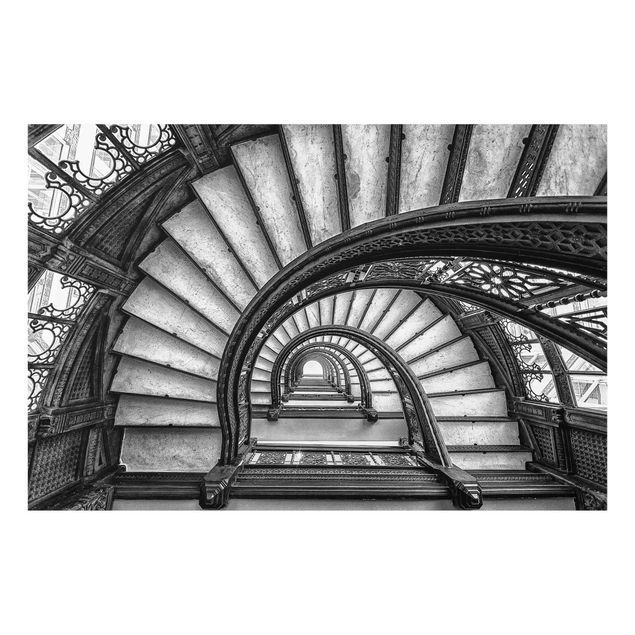 Cuadros en blanco y negro Chicago Staircase