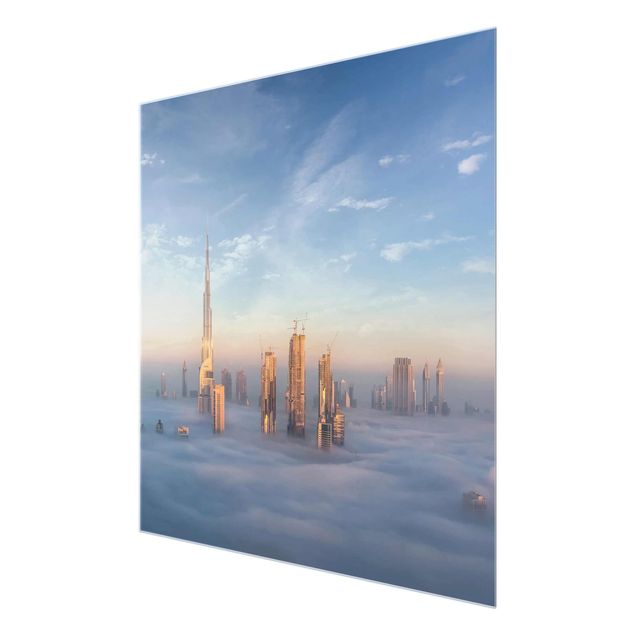 Cuadro azul Dubai Above The Clouds