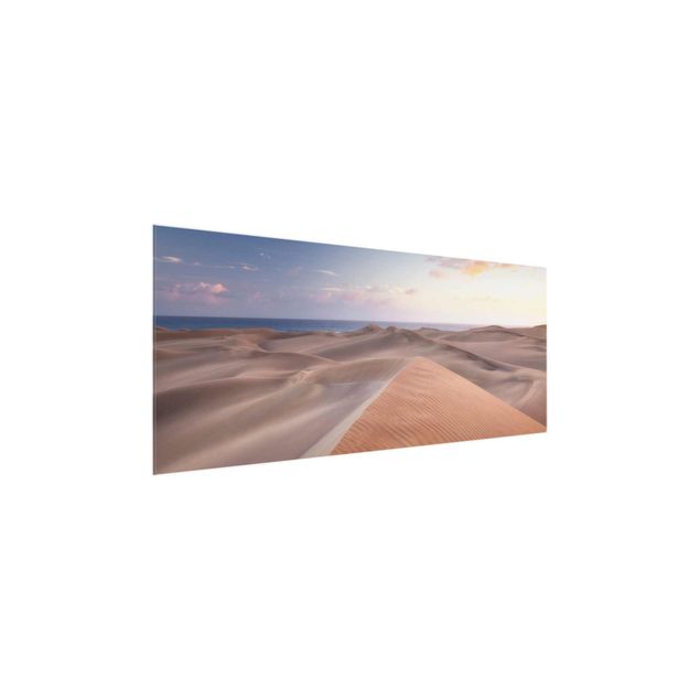 Cuadros de cristal paisajes View Of Dunes