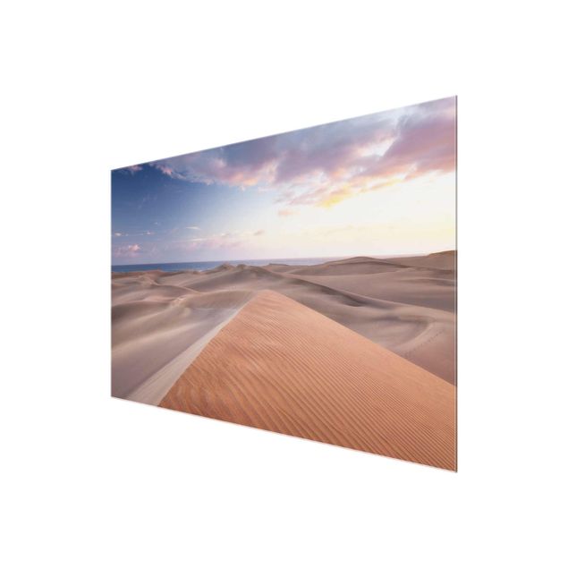 Cuadros de cristal paisajes View Of Dunes
