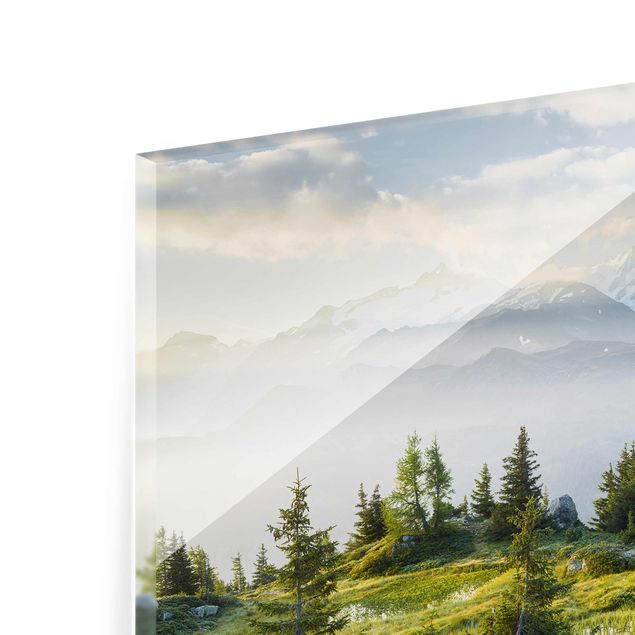 Cuadros de cristal paisajes Émosson Wallis Switzerland
