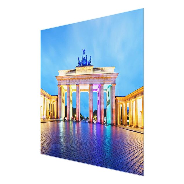Cuadros de ciudades Illuminated Brandenburg Gate