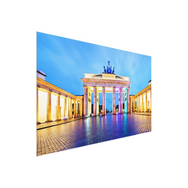 cuadros-3d Illuminated Brandenburg Gate