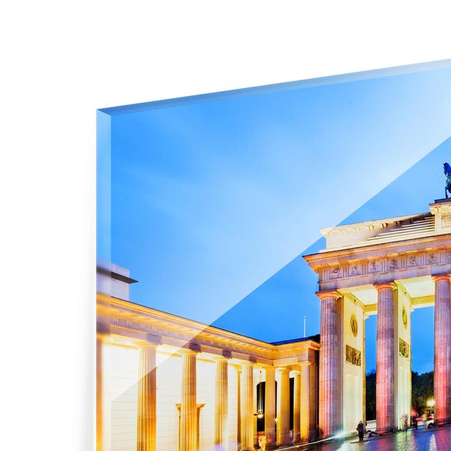 Tableros magnéticos de vidrio Illuminated Brandenburg Gate
