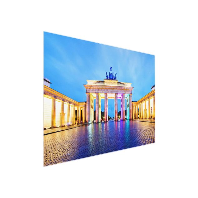 cuadros-3d Illuminated Brandenburg Gate