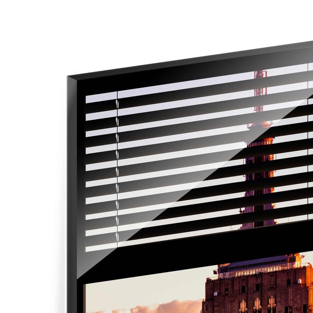 Tableros magnéticos de vidrio Window View Blind - Empire State Building New York