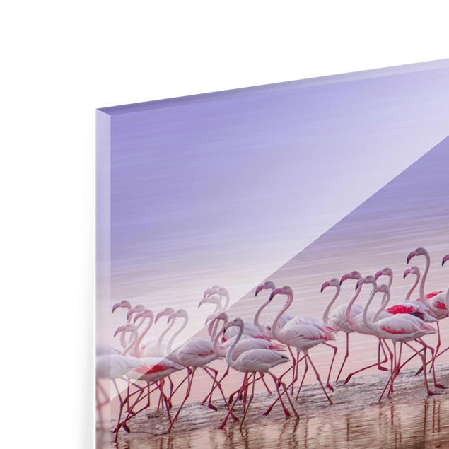 Tableros magnéticos de vidrio Flamingo Party