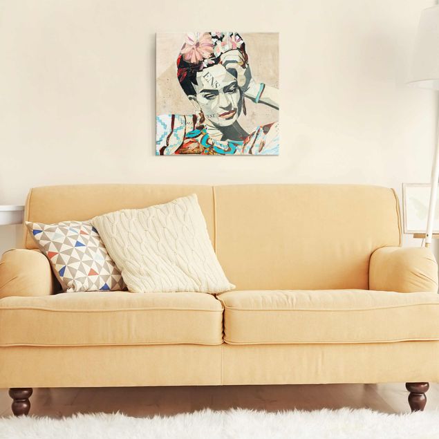 Láminas de cuadros famosos Frida Kahlo - Collage No.1