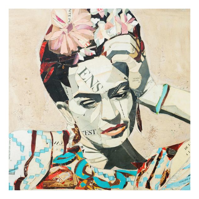 Cuadros modernos y elegantes Frida Kahlo - Collage No.1