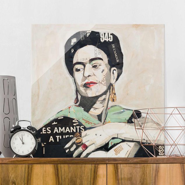 Decoración en la cocina Frida Kahlo - Collage No.4