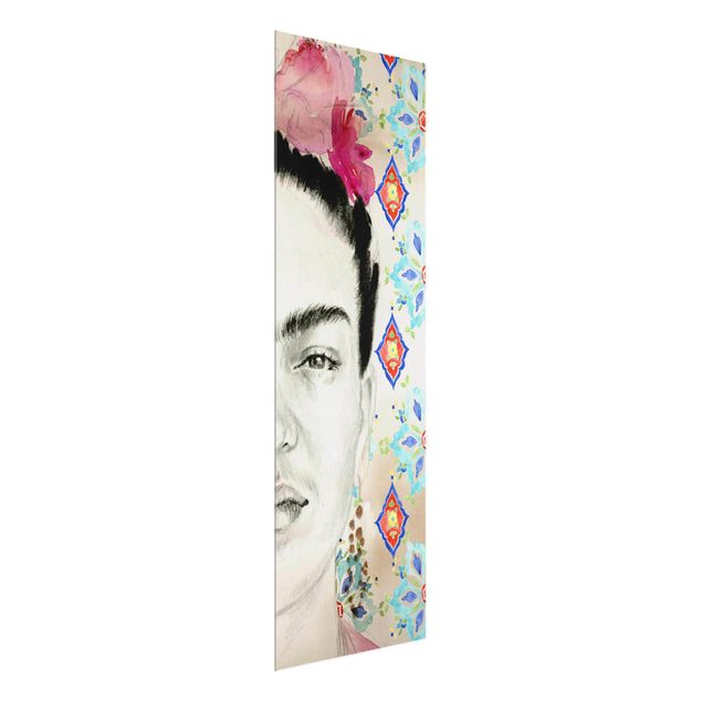 Cuadros Frida With Pink Flowers I