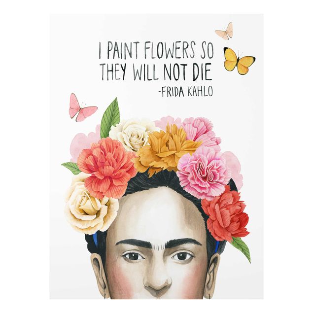 Cuadros multicolor Frida's Thoughts - Flowers