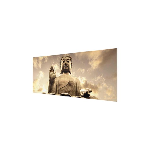 Tableros magnéticos de vidrio Big Buddha Sepia