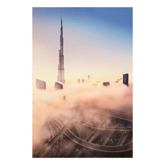 Cuadros modernos y elegantes Heavenly Dubai Skyline