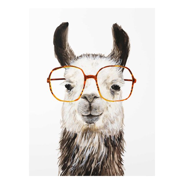 Cuadros de animales Hip Lama With Glasses IV