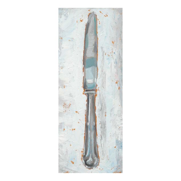 Tableros magnéticos de vidrio Impressionistic Cutlery - Knife