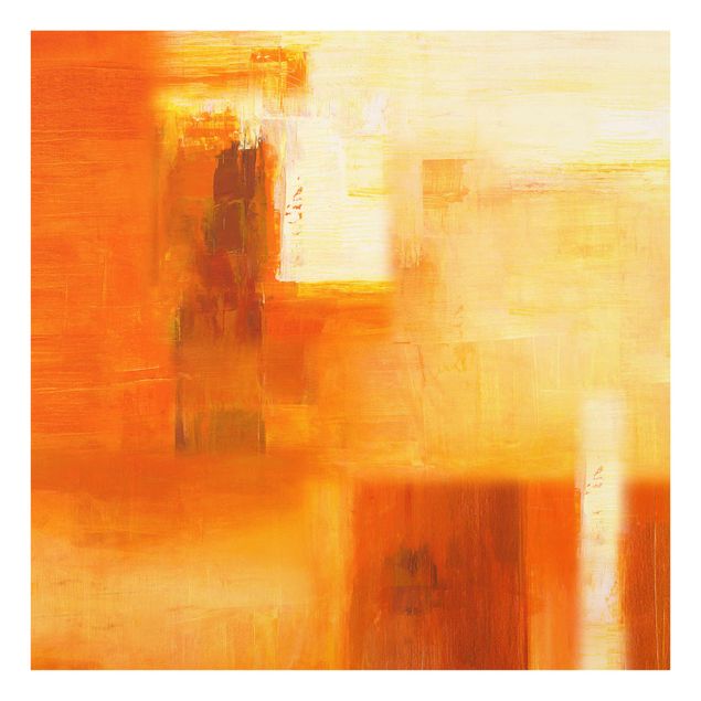 Cuadros en tonos beige y marrón Petra Schüßler - Composition In Orange And Brown 02