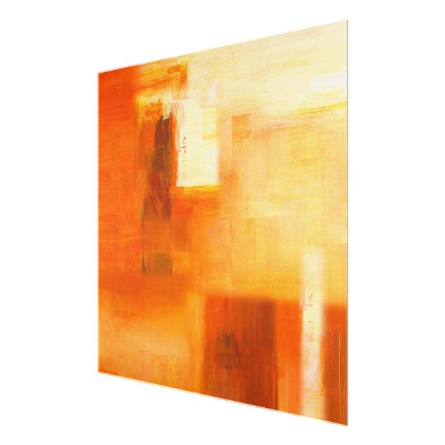 Cuadros naranja Petra Schüßler - Composition In Orange And Brown 02