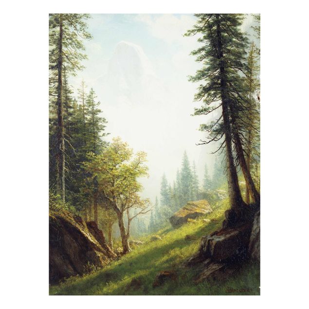Cuadros árboles Albert Bierstadt - Among the Bernese Alps