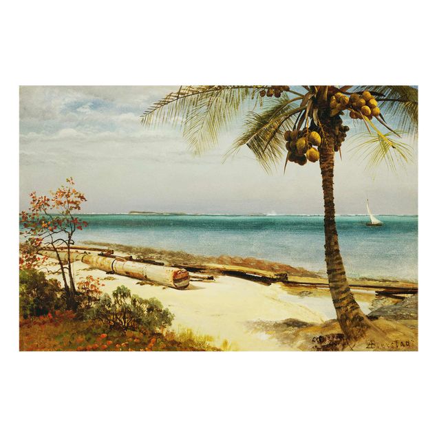 Cuadro con paisajes Albert Bierstadt - Tropical Coast