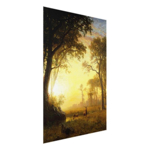 Estilos artísticos Albert Bierstadt - Light in the Forest