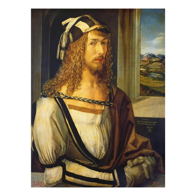Cuadros retratos Albrecht Dürer - Self-portrait at 26