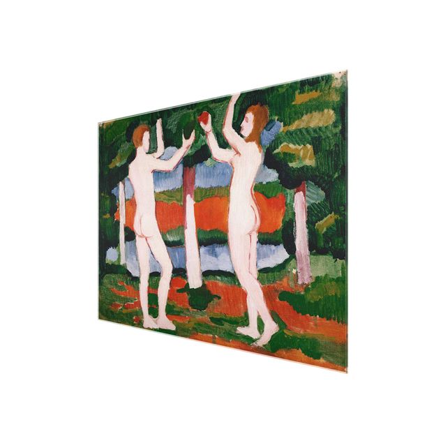 Cuadro retratos August Macke - Adam And Eve