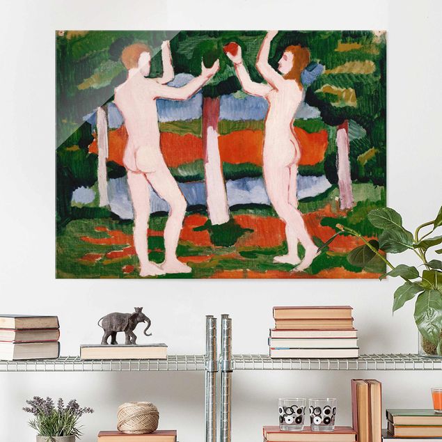 Cuadros de Expresionismo August Macke - Adam And Eve