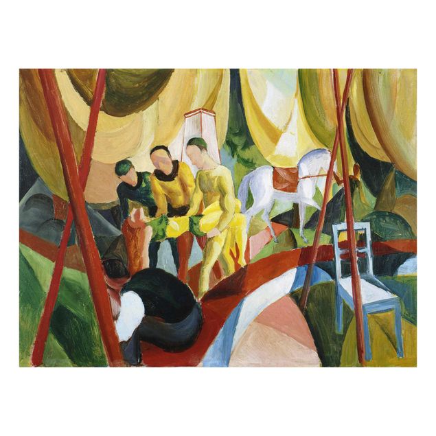 Láminas de cuadros famosos August Macke - Circus