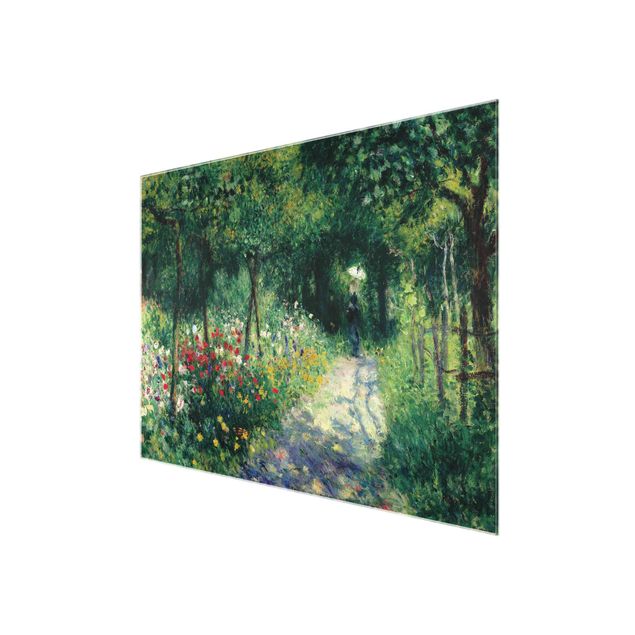 Cuadros de cristal paisajes Auguste Renoir - Women In A Garden