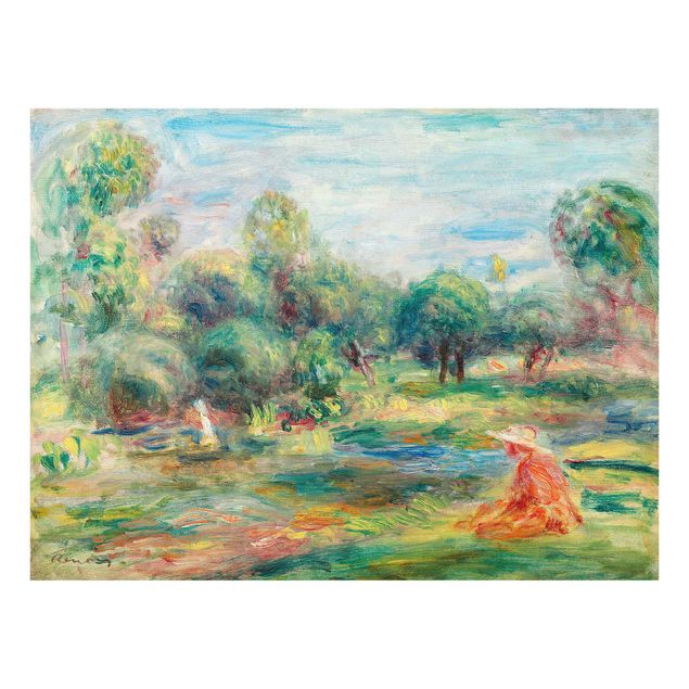 Cuadros de árboles para salón Auguste Renoir - Landscape At Cagnes