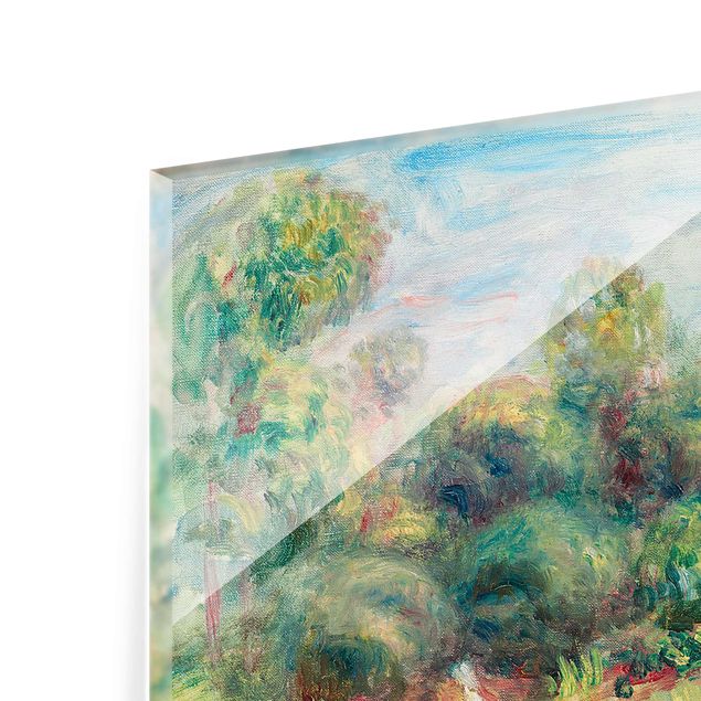 Cuadros de cristal paisajes Auguste Renoir - Landscape At Cagnes