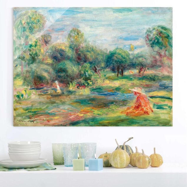 Decoración en la cocina Auguste Renoir - Landscape At Cagnes