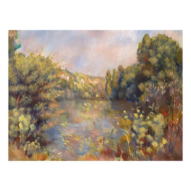 Cuadros de árboles para salón Auguste Renoir - Lakeside Landscape